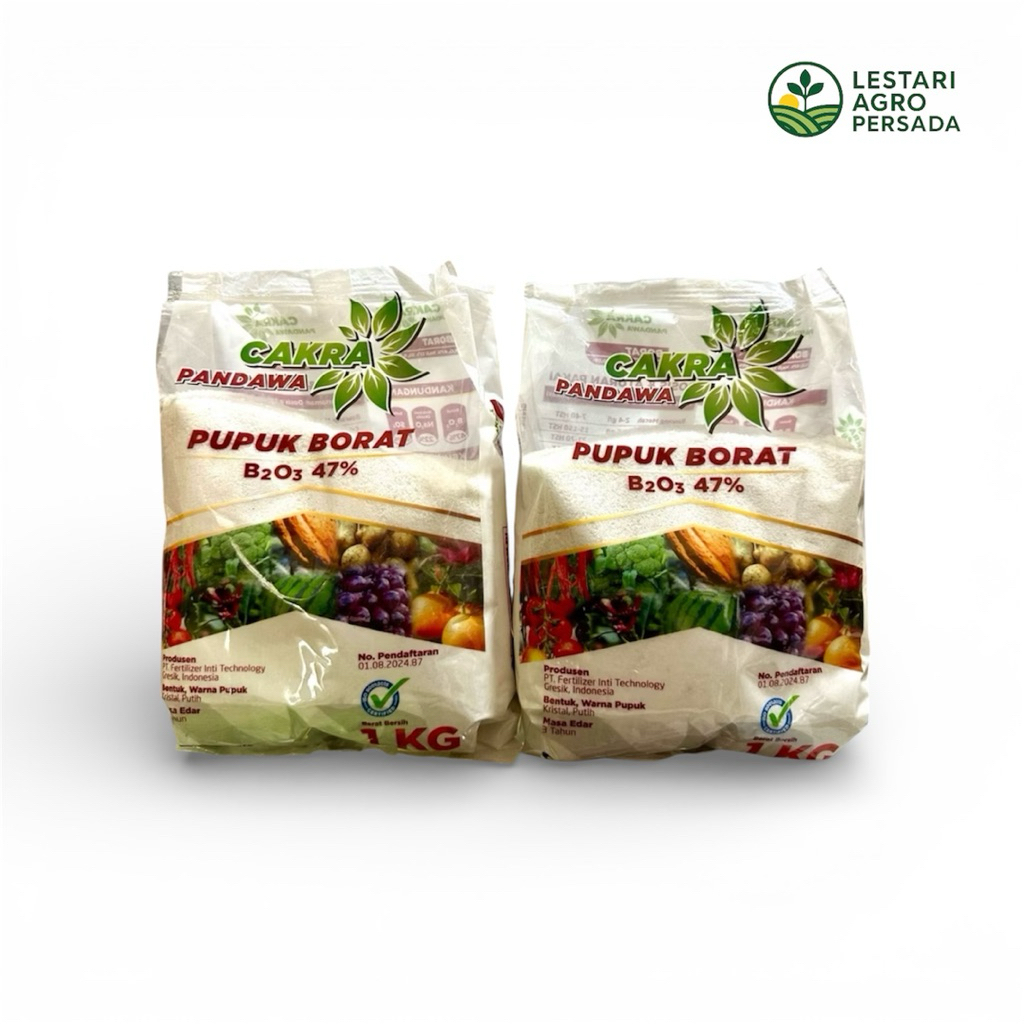 PUPUK BORAT CAKRA PANDAWA 47% KEMASAN PABRIK 1KG ORIGINAL || PUPUK BORAT