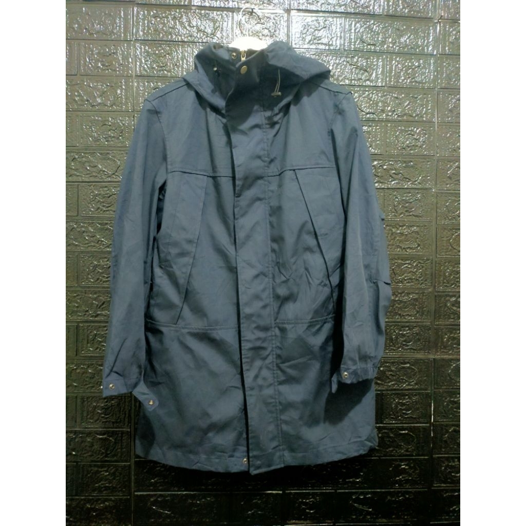 Long Parka Canvas GU Uniqlo Navy