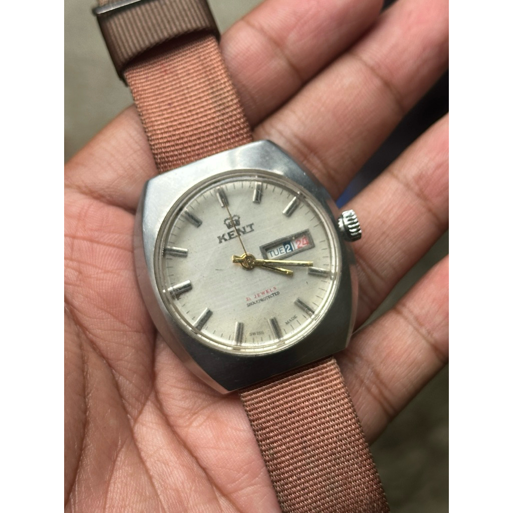 preloved jam tangan kent swiss