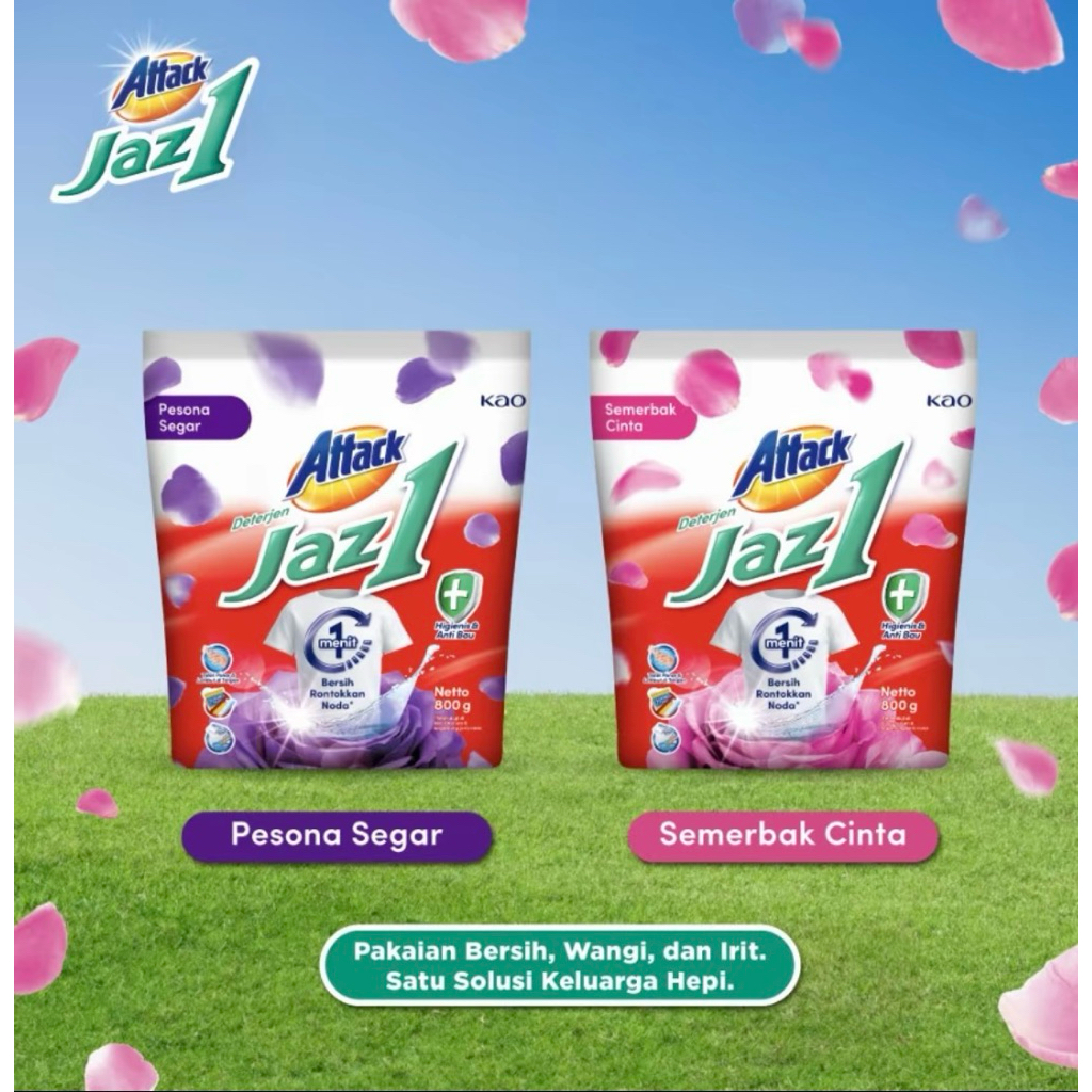 Detergen Bubuk ATTACK JAZ1 800gram