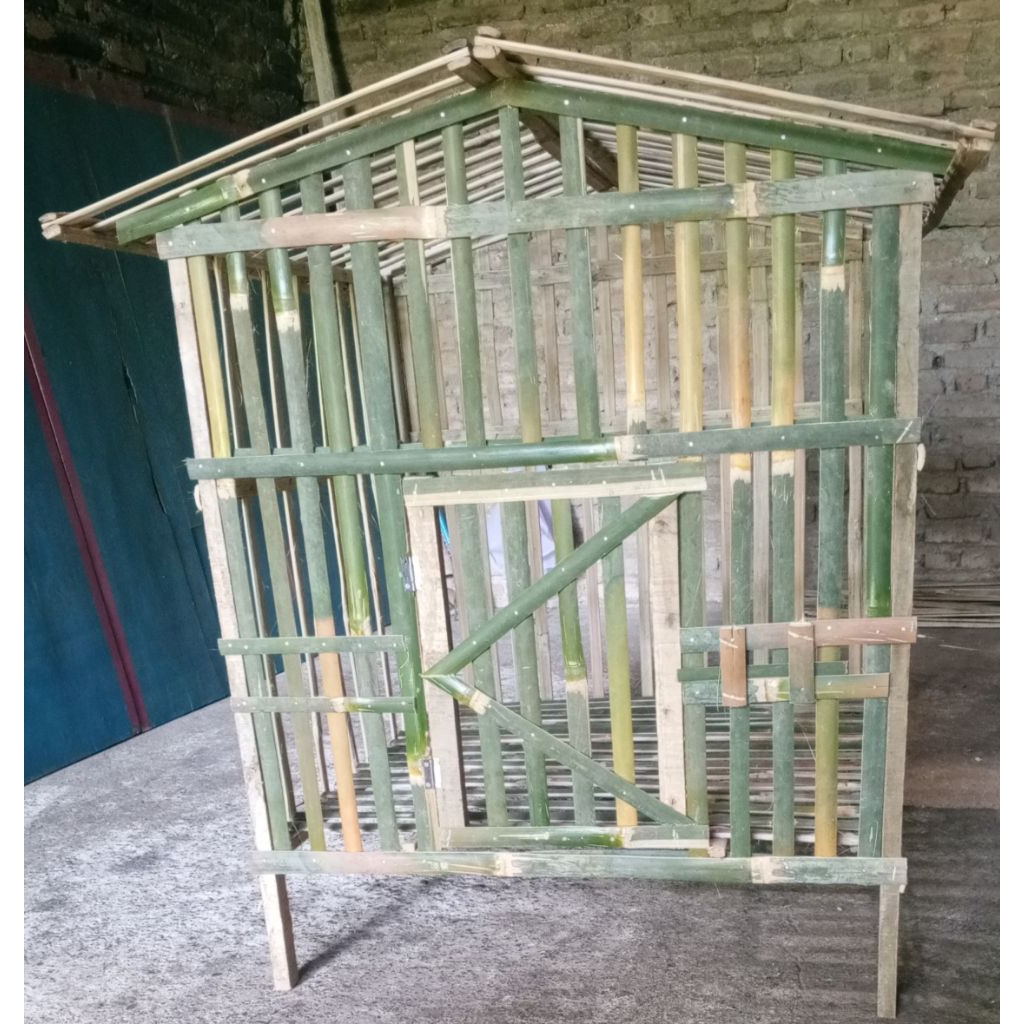 KANDANG AYAM JAGO ATAU KELINCI BONGKAR PASANG UKURAN 70x70x70cm