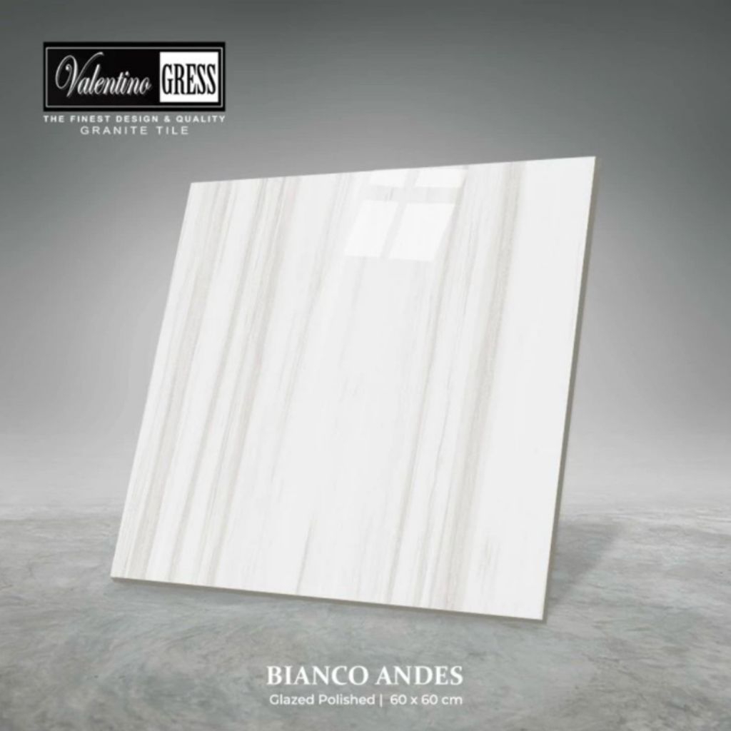 Granit 60x60 Valentino gress BIANCO ANDES | GLOSSY
