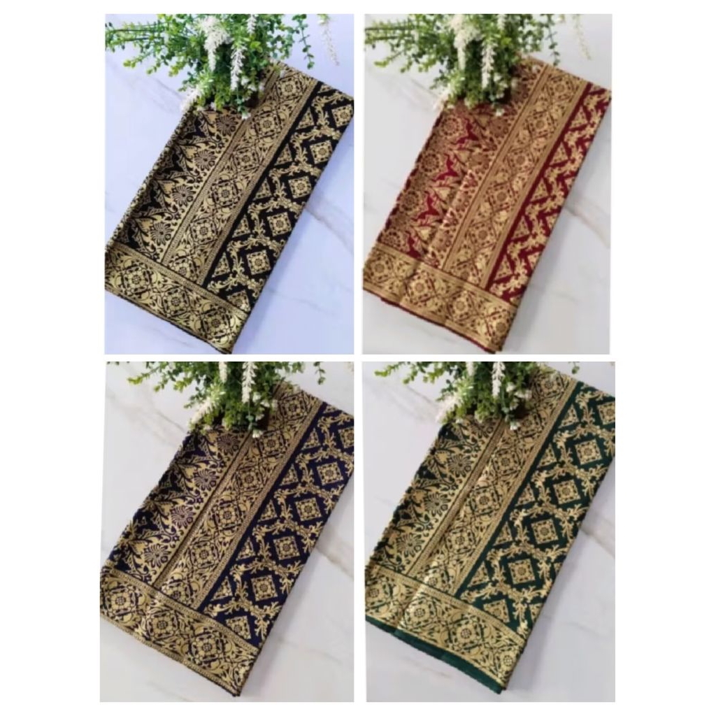 KAIN BATIK HALUS MOTIF PRADA BALI SERIAN MOTIF WARNA PRADA BALI 2 METER KAIN BATIK PRADA KATUN 02 TE