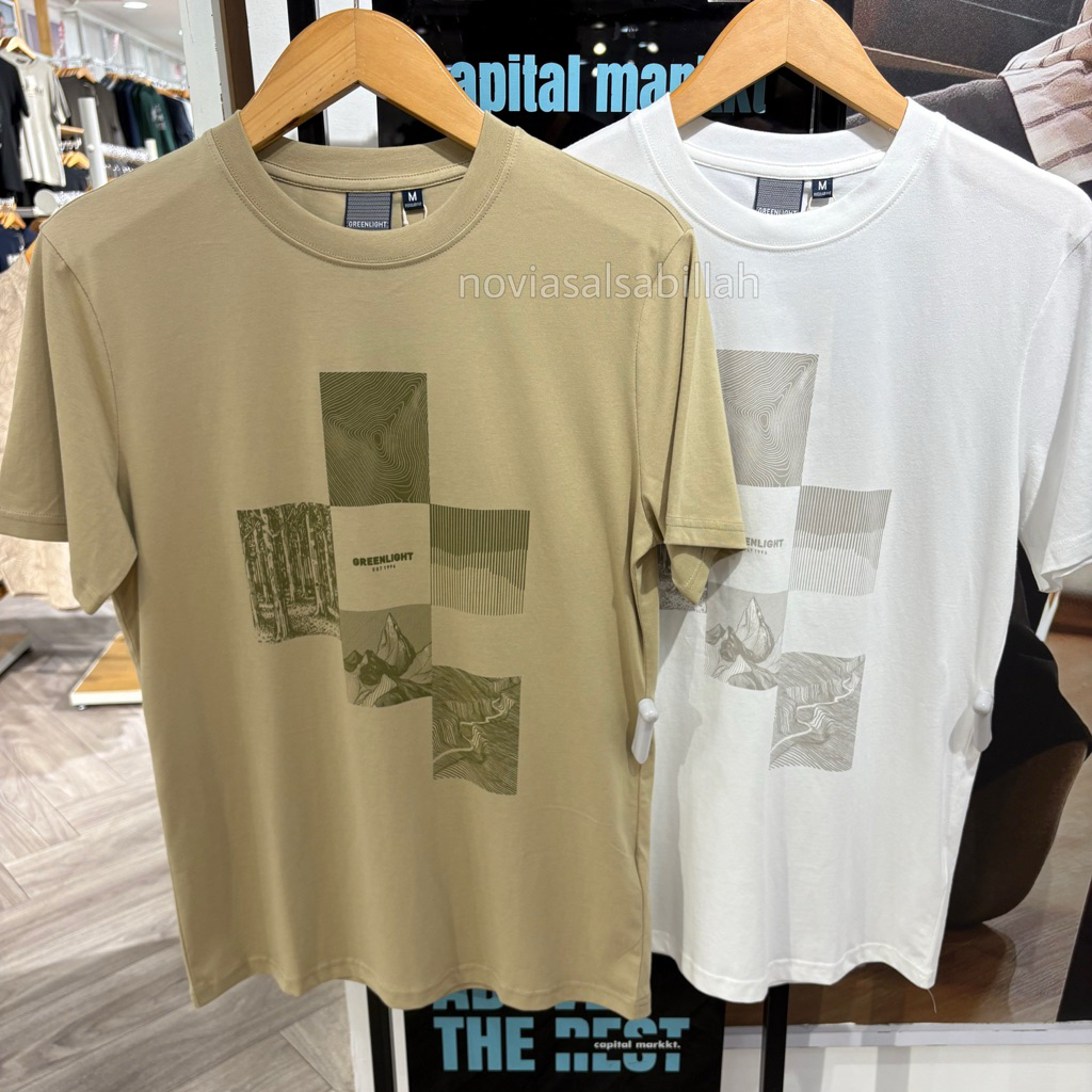 Kaos GREENLIGHT Pria Cotton Regulerfit Forestia ORIGINAL 100%