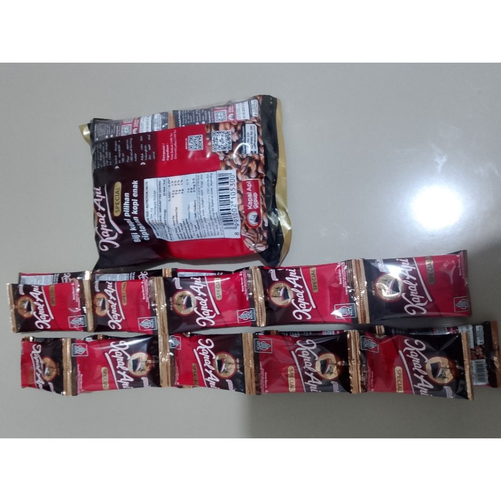 KOPI KAPAL API MINI TANPA GULA PAKET 2 (DUA) RENCENG