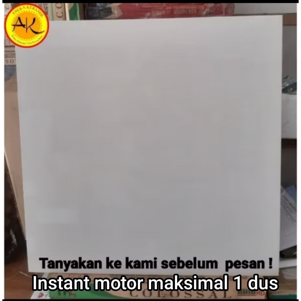 Granite Granit Lantai Ruangan Meja Dapur Cream Polos Glossy Kilap 60x60 Sunpower