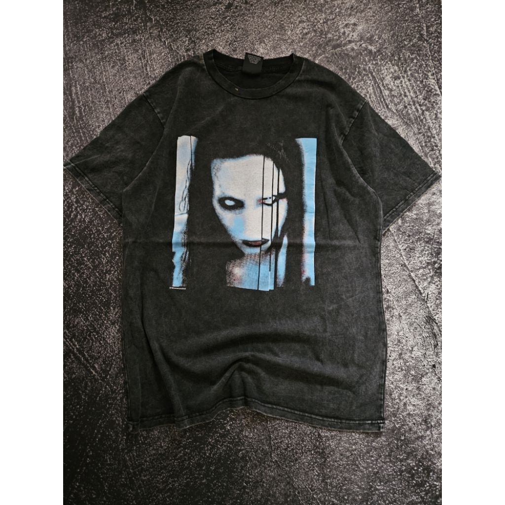 Kaos T-shirt Band Vintage Marilyn Manson