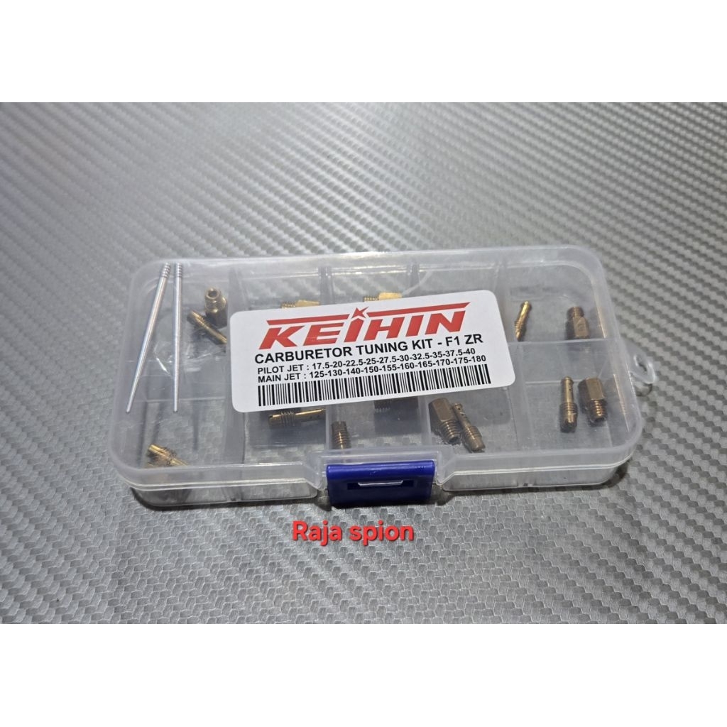 Spuyer lengkap fiz R merk KEIHIN/pilot jet main jet lengkap fiz R Keihin original/spuyer angin spuye