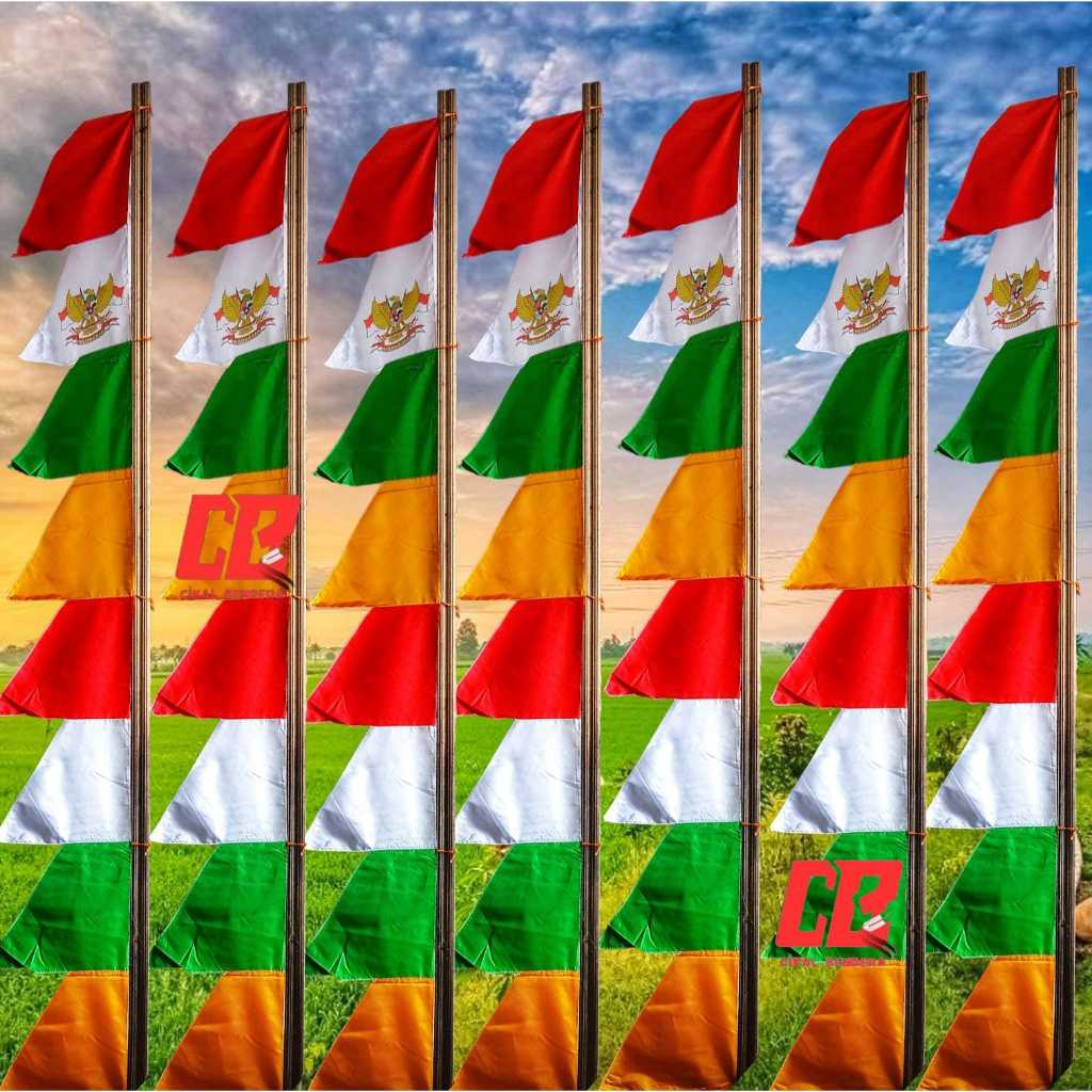 BENDERA UMBUL UMBUL 1 KODI UMBUL UMBUL MERAH PUTIH UMBUL UMBUL WARNA ISI 1 KODI ( 20 PCS )