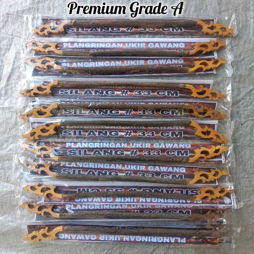 Tangkringan Ukir Motif 2 Lubang Premium Kayu Asem Bali 30 Cm 33 Cm 23 Cm Untuk Konin Pleci Sogon Kol