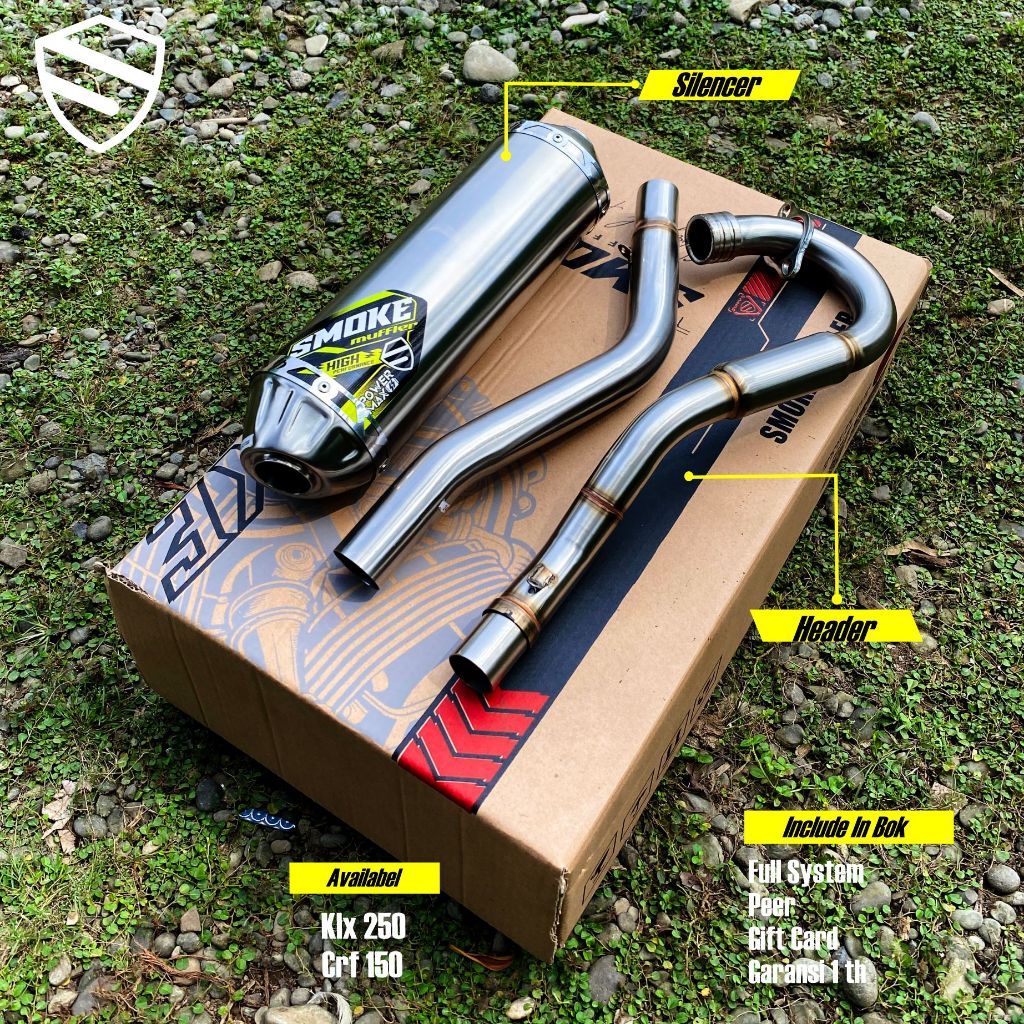 Knalpot Yamaha WR 155 R / WR155R Full System Type Evo2 Stainless