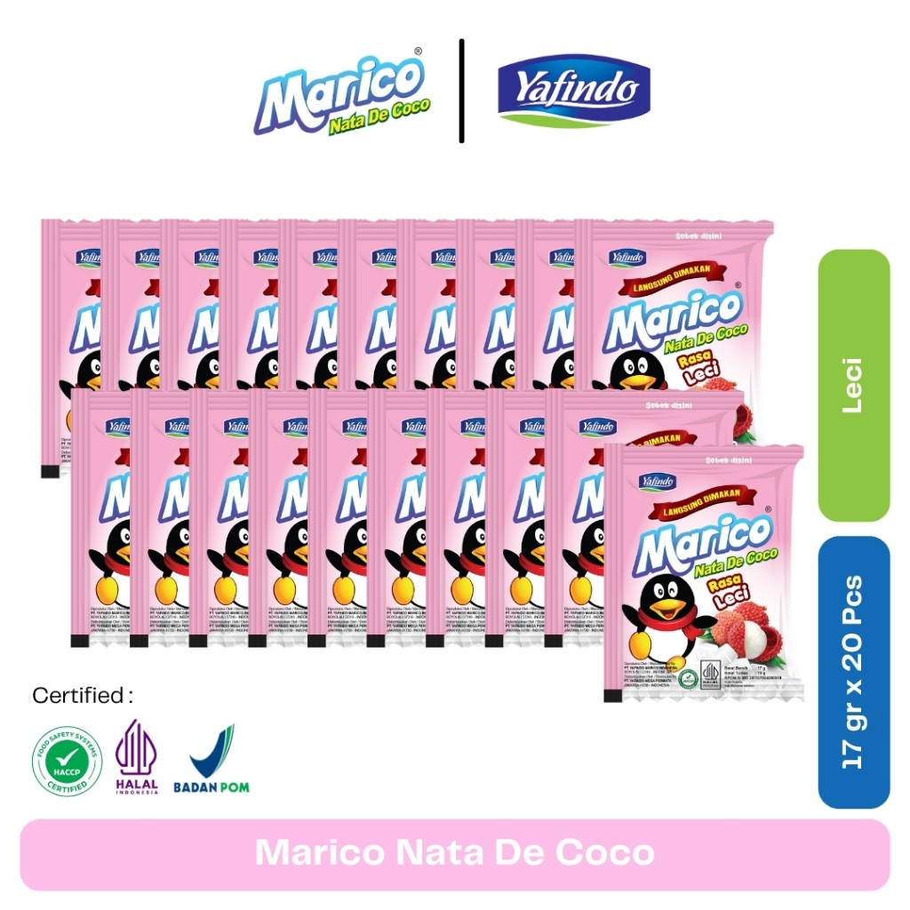 Marico Nata de Coco - Rasa Leci 1 Pack (20 Sachet)