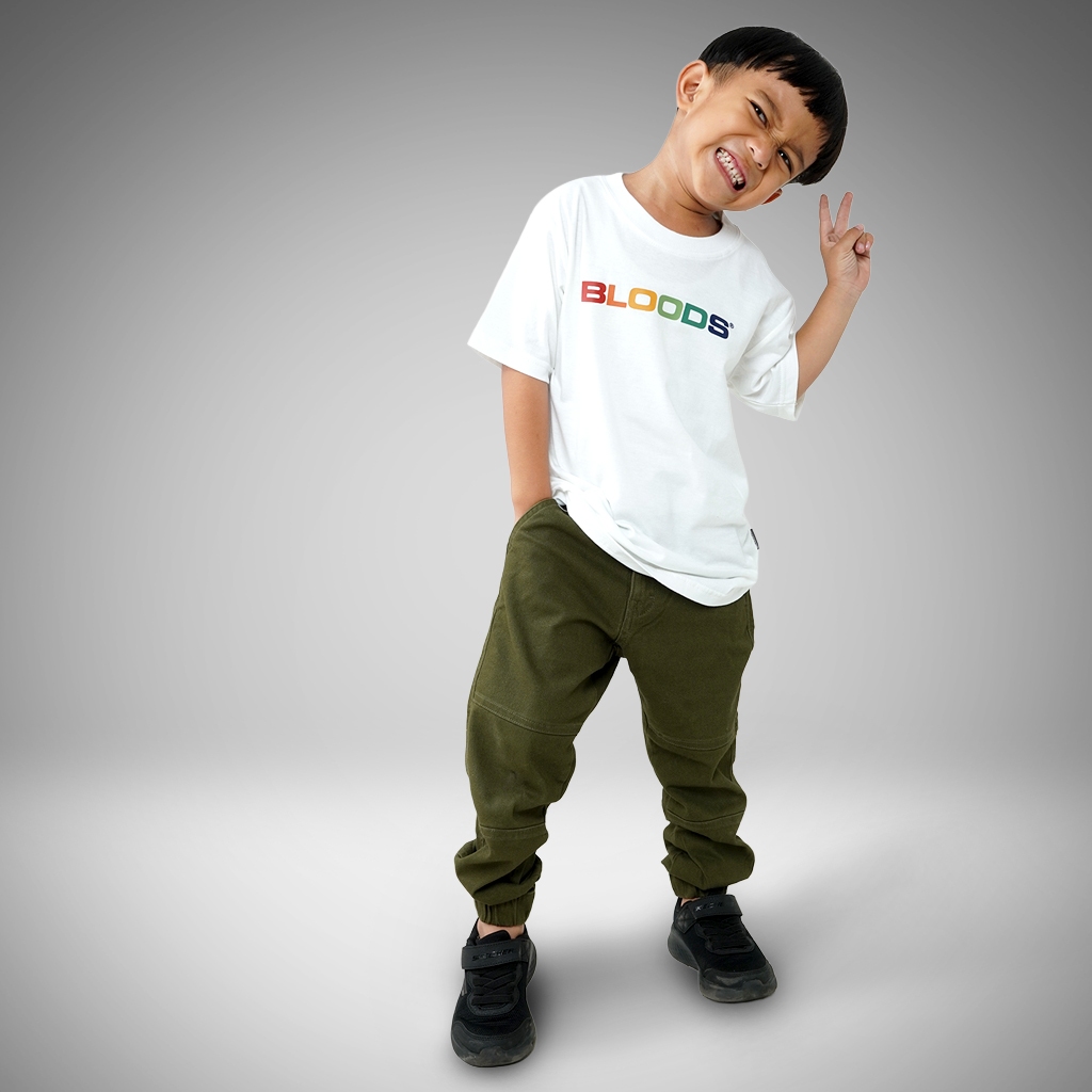 Bloods Series Kids Kaos Anak Lilstep 02 White