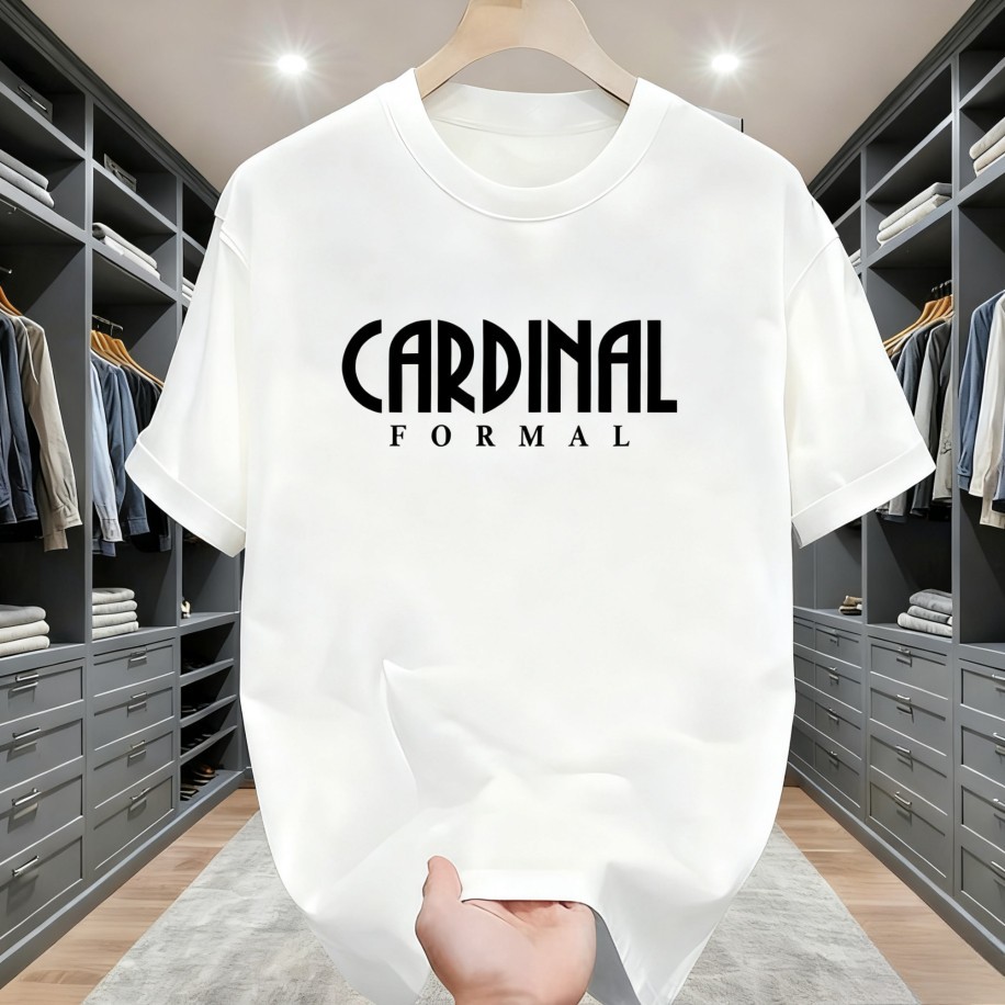 (COD) Baju kaos pria oversize distro original 100% t shirt |T-Shirt Cardinal Formal Original | Kaos 