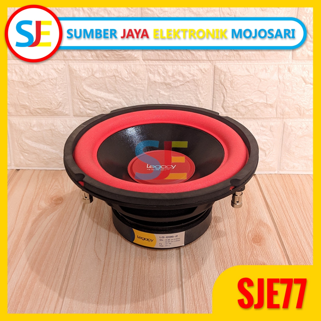 Speaker Subwoofer 8 inch Legacy 8" LG 896 / Speaker Subwoofer Mobil 8" Double Coil
