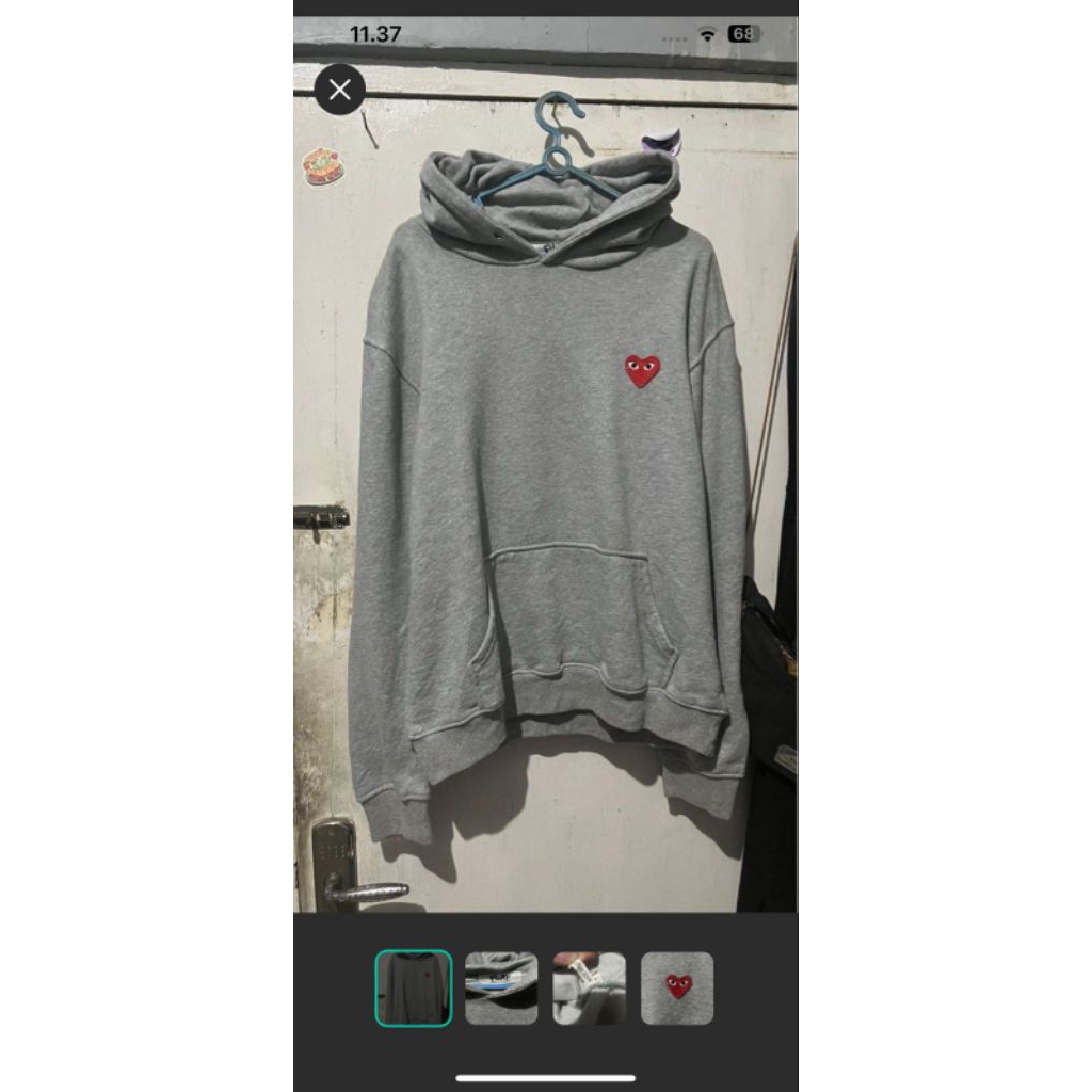 hoodie cdg