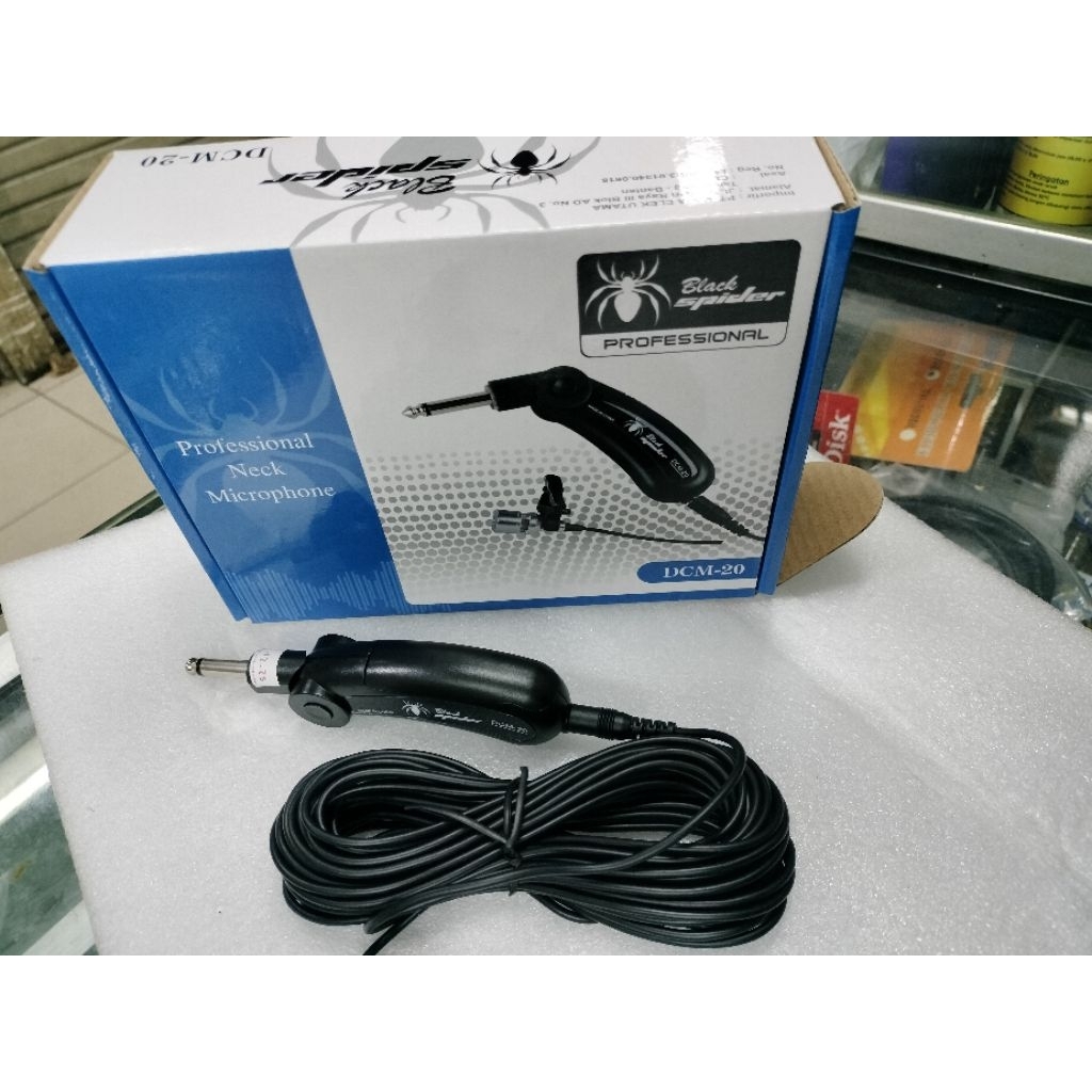 Black spider Mic jepit mic imam mic kancing