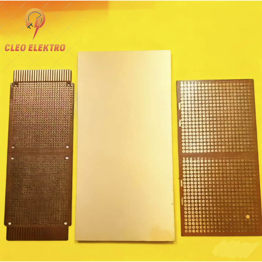 PCB LUBANG TR / IC & POLOS PRINTED CIRCUIT BOARD TRANSISTOR / IC & POLOS KUALITAS BAIK