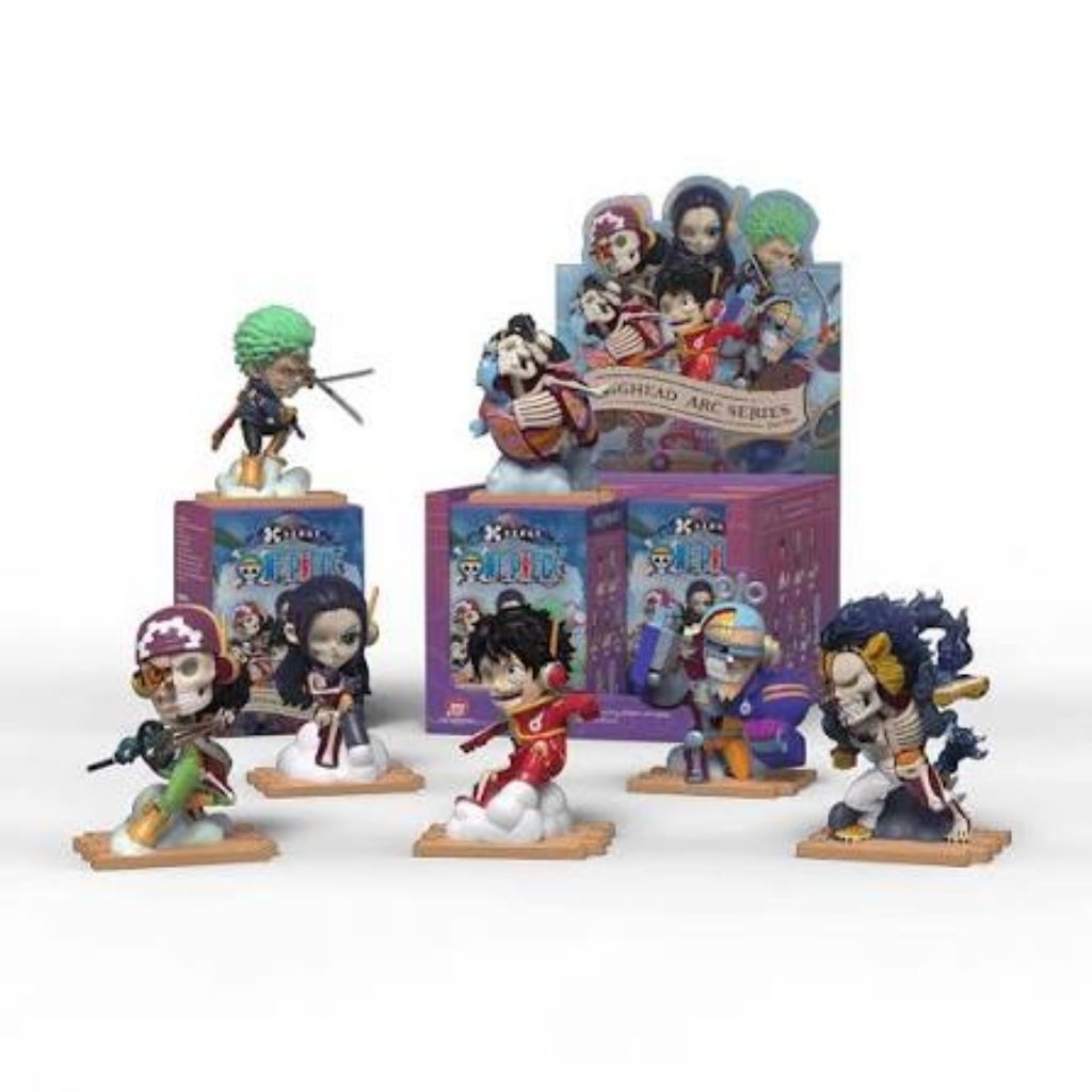 Blindbox set mighty jaxx one piece egghead
