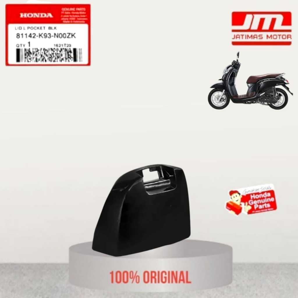 81142-K93-N00ZK Lid L Pocket Hitam Kiri Hitam