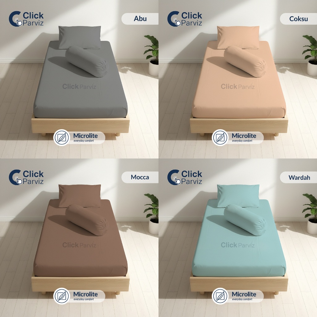 Sprei Polos 80x200, 90x200, 100x200, 120x200 Single - Sudut Karet