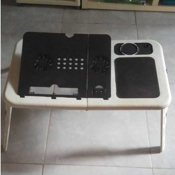 Meja Lipat Laptop Duduk Portable Bekas
