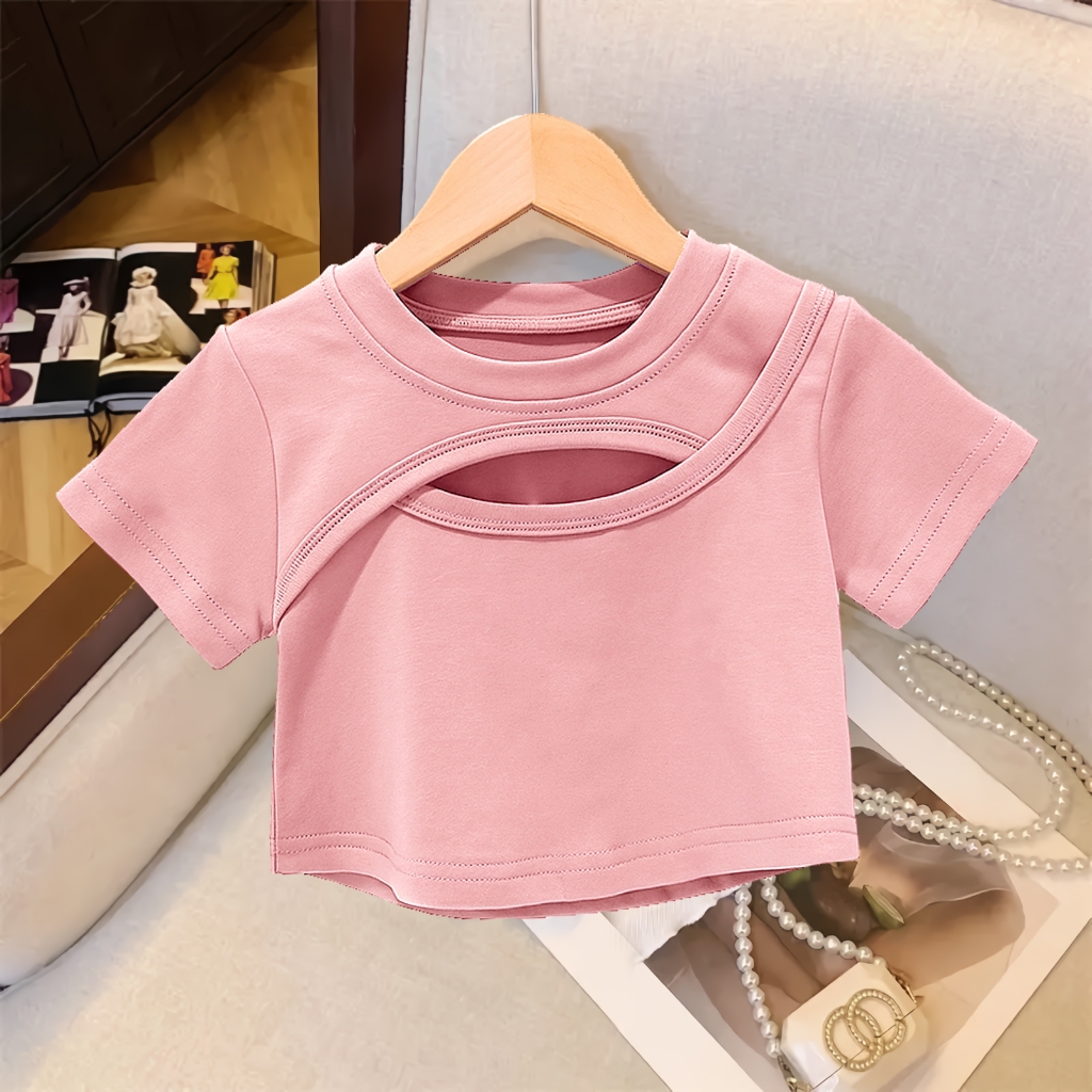 Atasan Kaos Anak Perempuan Usia 1 Sampai 12 Tahun Baju Anak Cewek Korea Stile