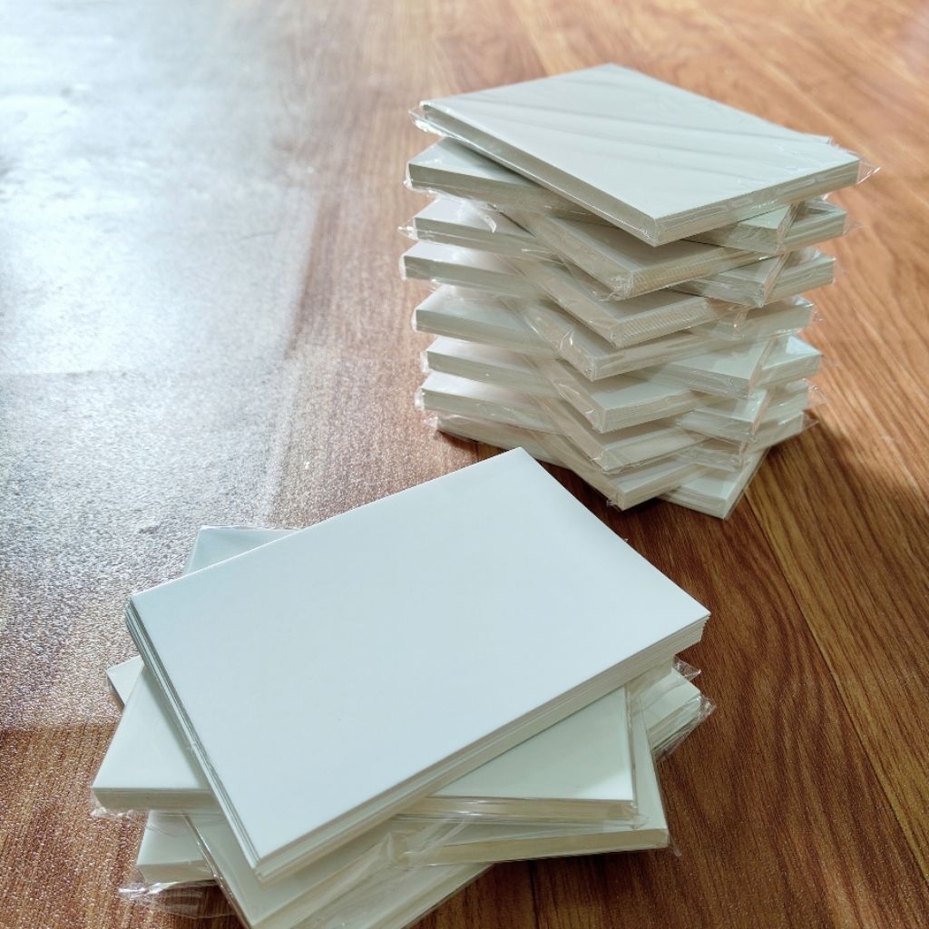 Kertas Ivory 300 GSM Polos Tebal – Kertas Cover Buku & Undangan - Kartu Polos Tebal DIY Scrapbook