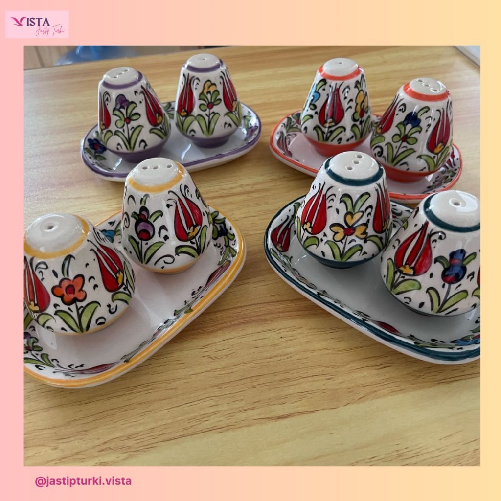 Tempat Lada dan Garam Khas Turki Handmade