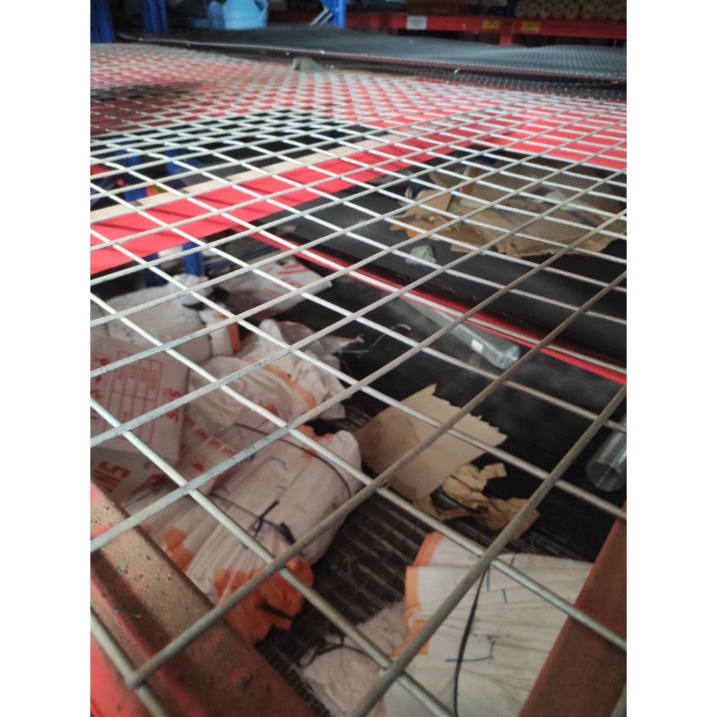 Kawat Loket Galvanis / Ram Galvanis / Wiremesh Galvanis Lembaran Tebal 2,5mm (2,3mm) | Tinggi / Leba