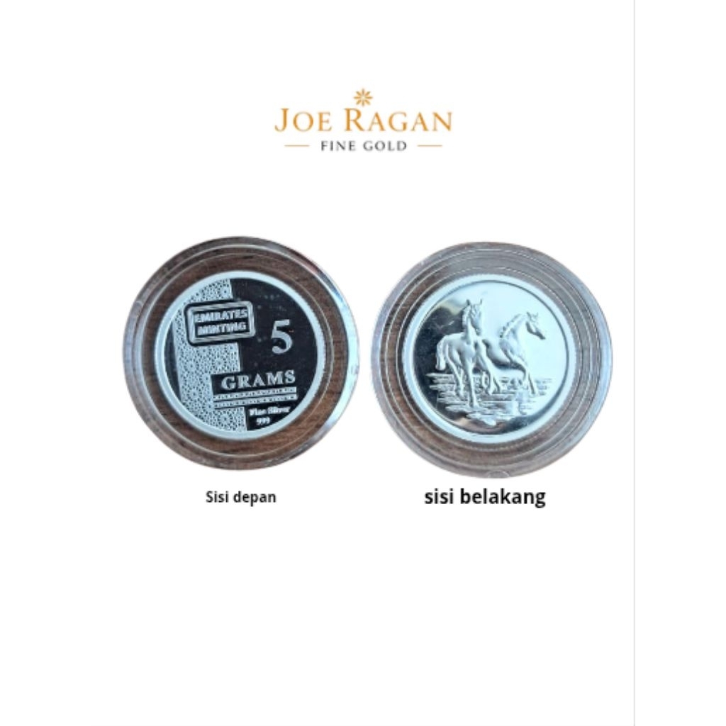 Logam Mulia Koin Perak 5Gram