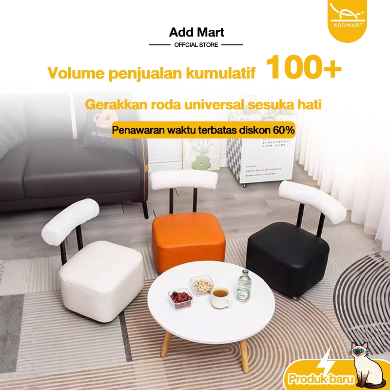 Kursi Kecil Kursi Kerja Putar Kursi Belajar Kursi Roda 4 Bangku putar kulit Kursi Santai