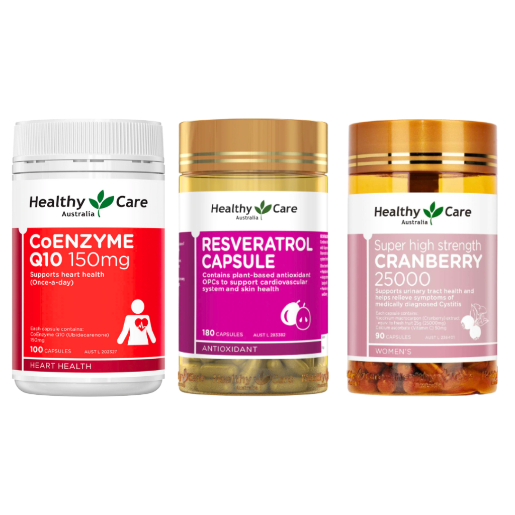 Healthy Care Coenzyme Q10 150mg 100 Capsules Co-Enzyme 150 mg 180 Kapsul Co Enzyme CoQ10 High Potenc