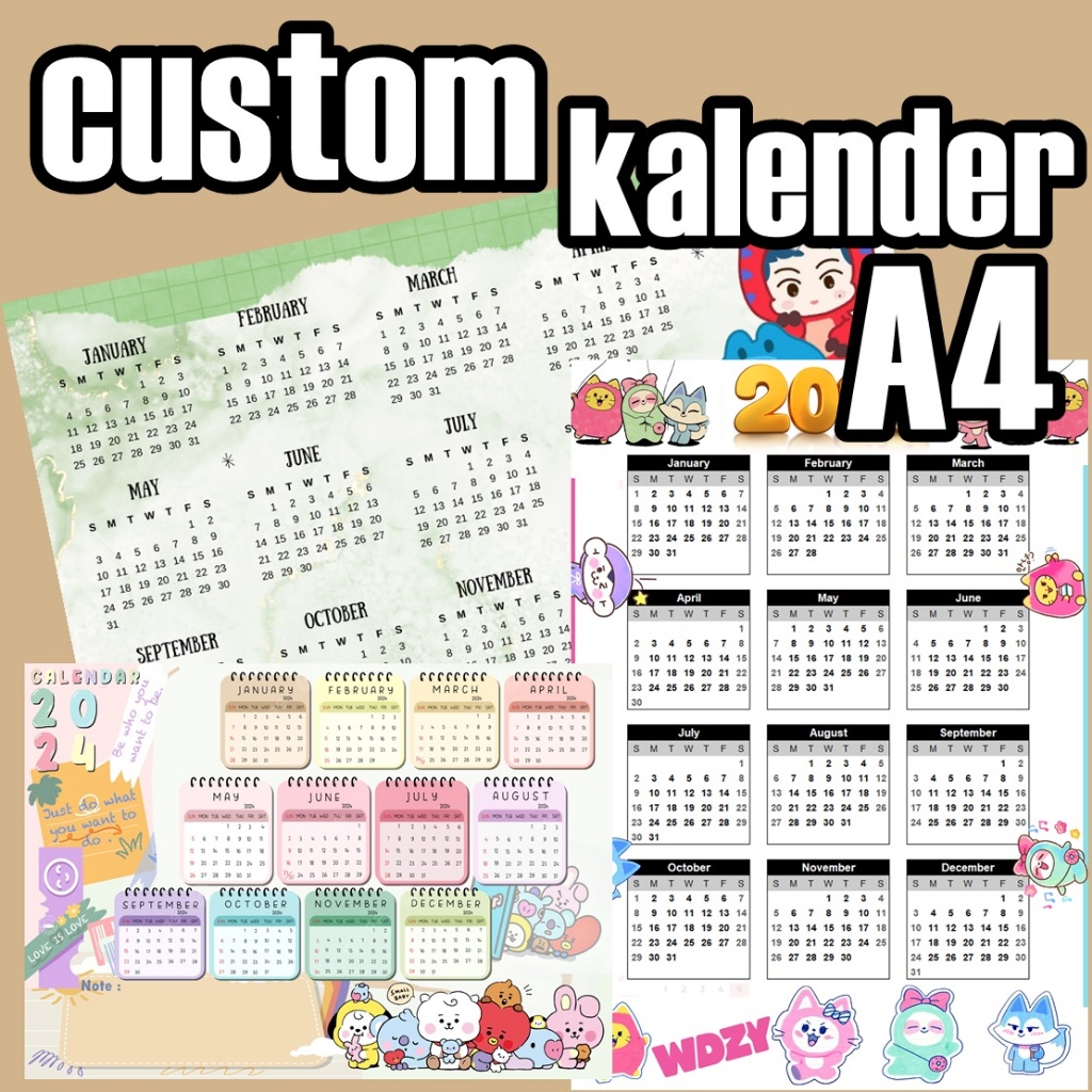 CUSTOM Kalender ANIME KPOP NCT Dream 2026 Calendar CUSTOM KPop