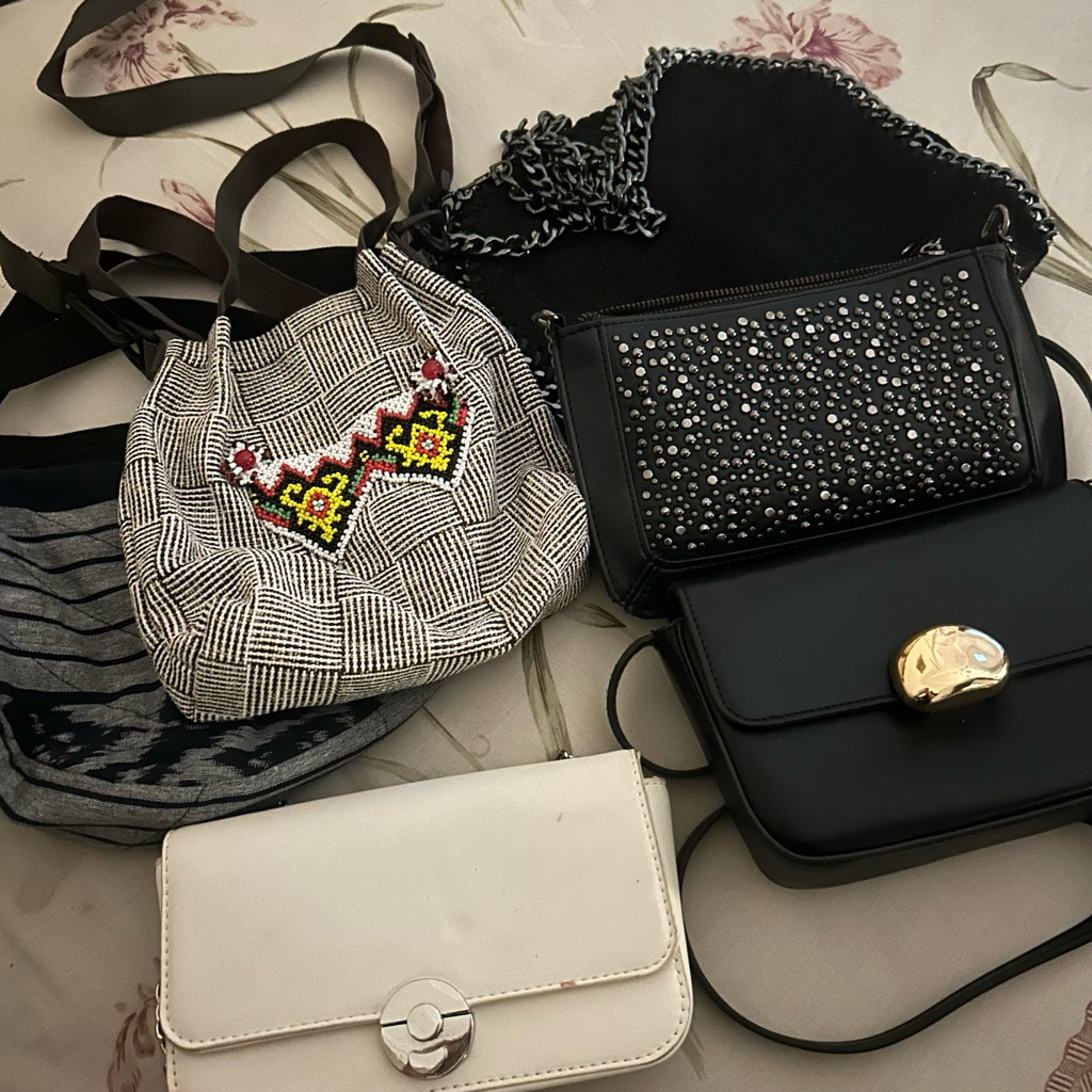 BUNDLE TAS MURCE (stadivarius & stella & nobrand)