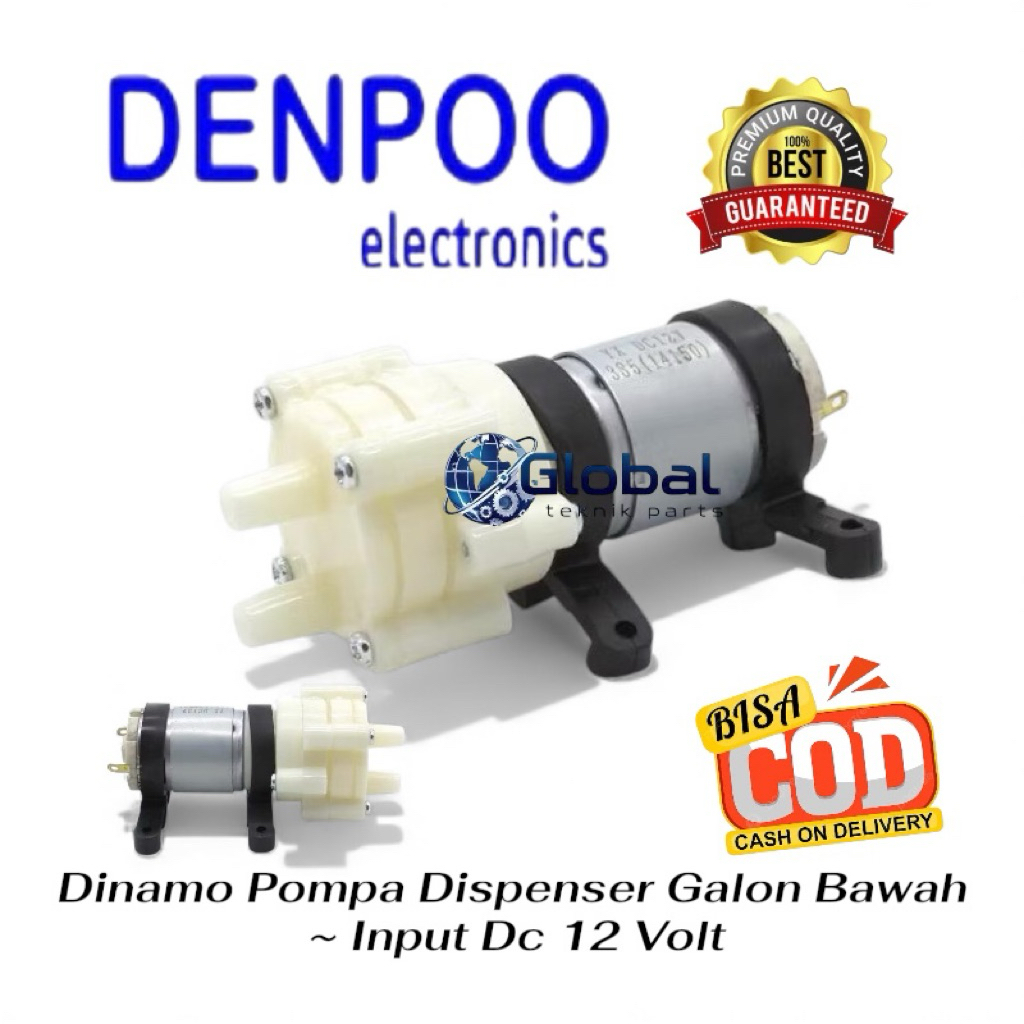Dinamo Pompa Dispenser DENPOO Galon Bawah / Pompa Dispenser DENPOO