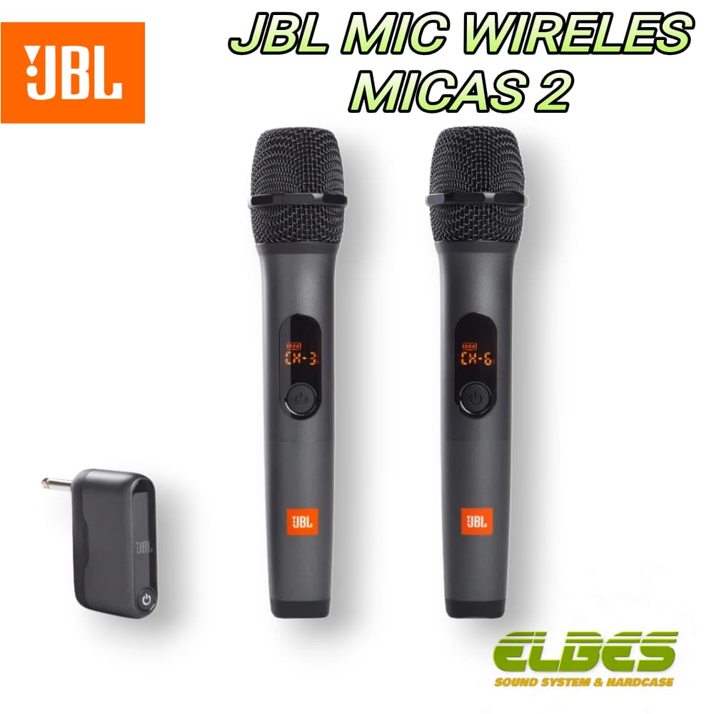 JBL Mic Wireless Micas 2 Mic UHF Original