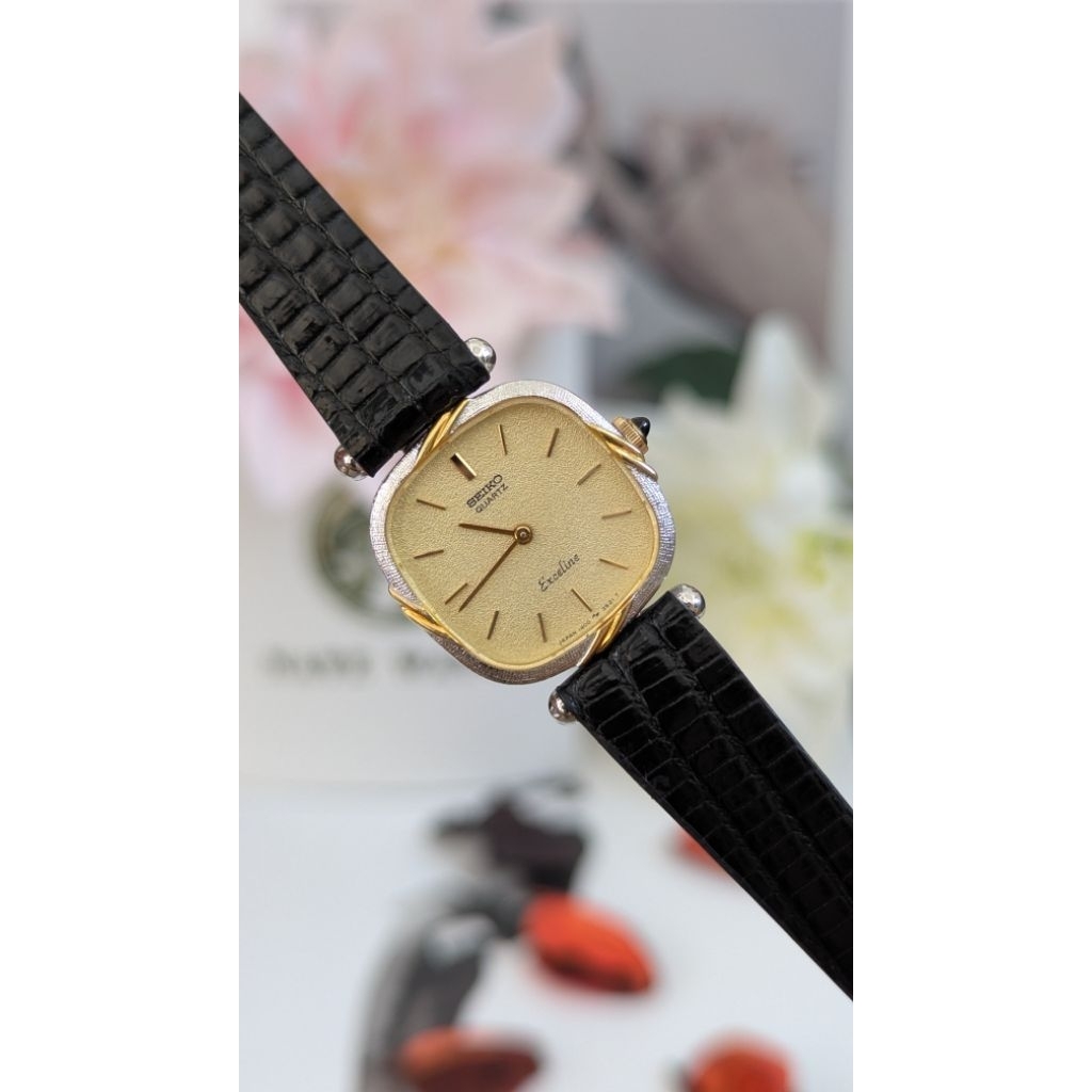 Vintage Seiko Exeline Sand Dial