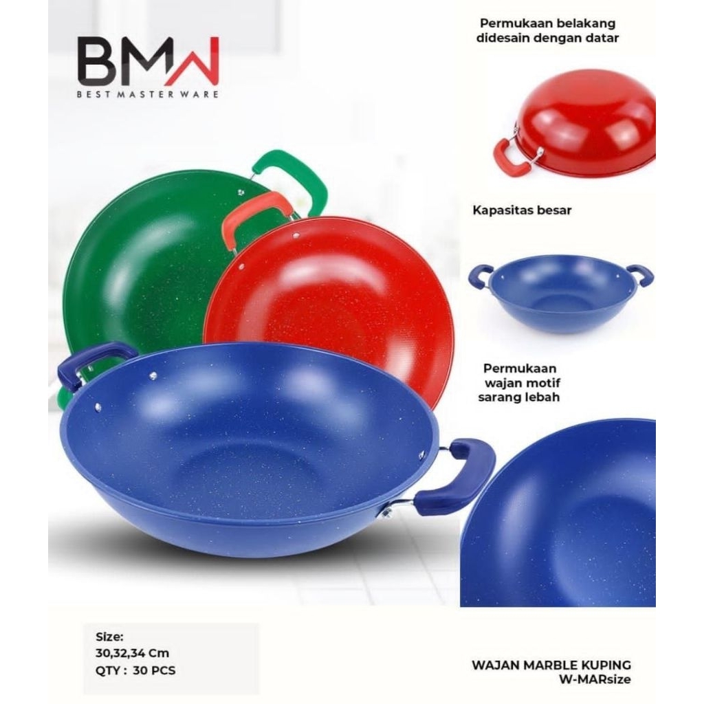 wajan warna merk bmw|wajan kuping bmw|wajan gagang warna bmw