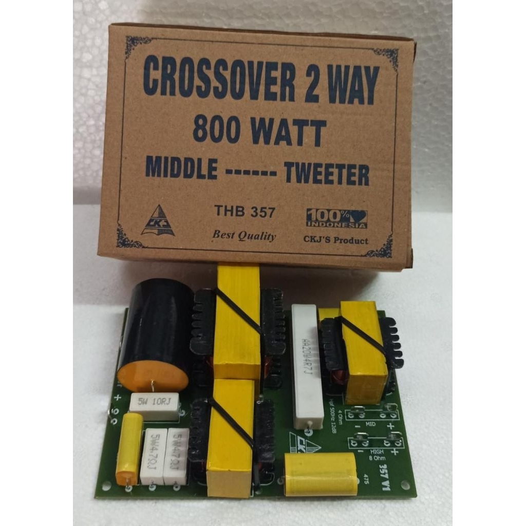 Kit Crossover Tweeter 2 way middle+Tweeter/Thb 357/CKJ