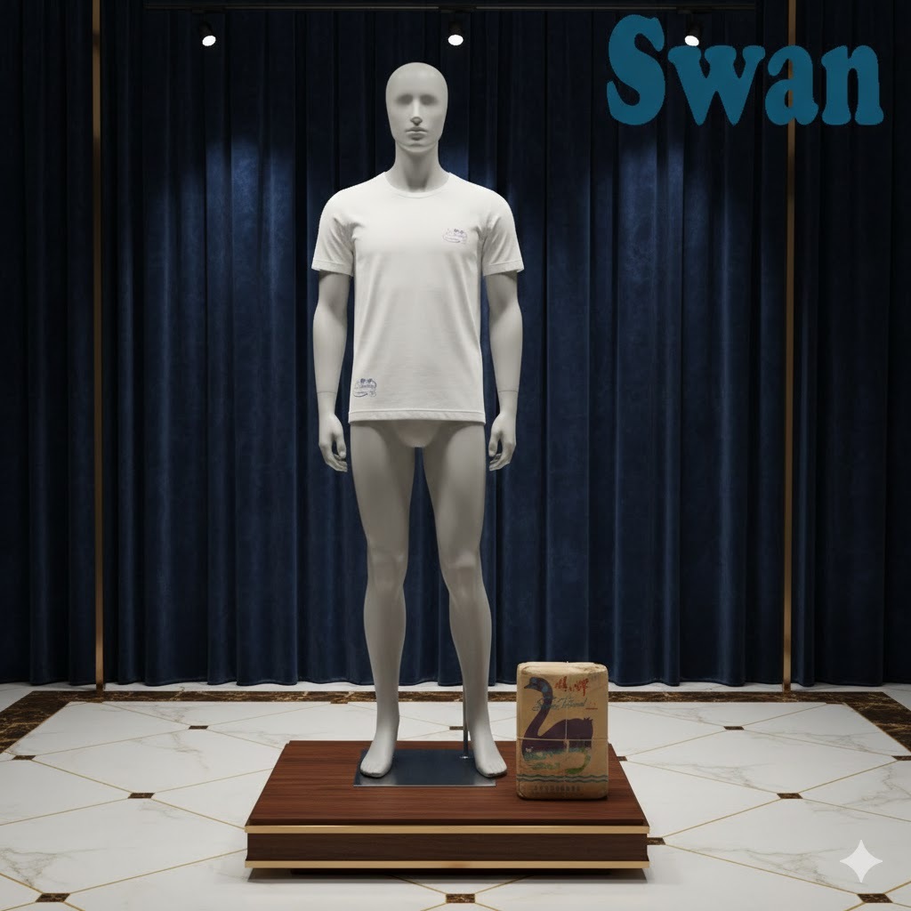 PAKET 3 PCS Kaos Oblong Pria Swan / Kaos Oblong Pria Swan / Baju Dalam Cowok Swan / Kaos Polos Pria 