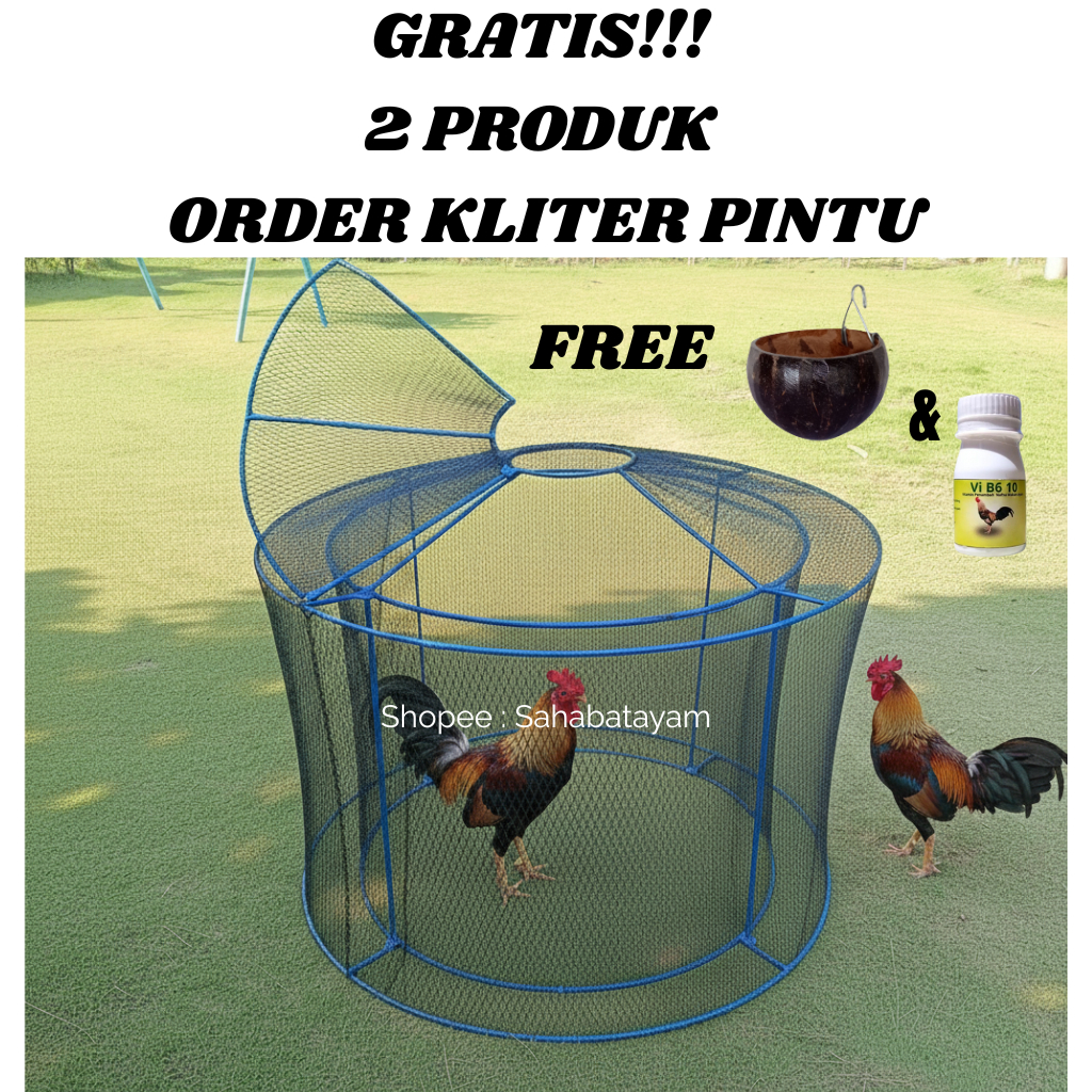 Kurungan Besi Kliter D 97 Cm LUAR 107 Cm Kurungan Kliter Kurungan Besi Klilter Kurungan Ayam Kandang