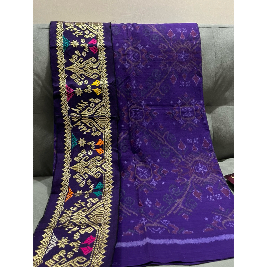 Endek Semi Mastuli dgn tumpal Rebong Songket Asli