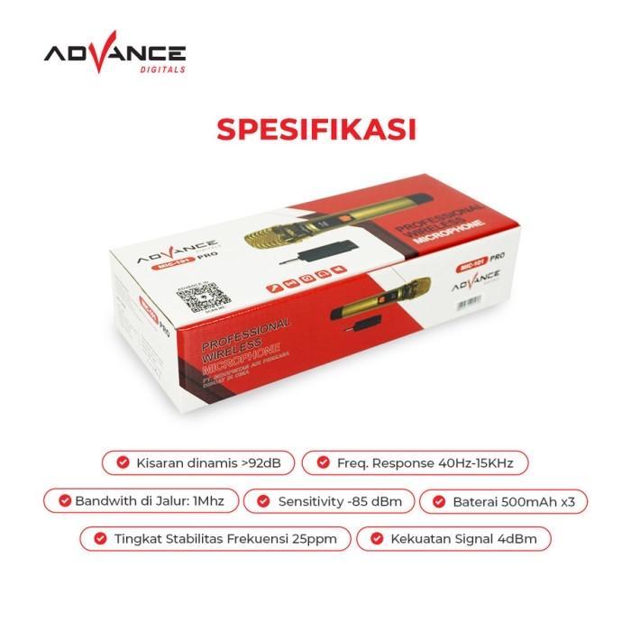 Advance MIC 101 PRO Wireless Microphone UHF