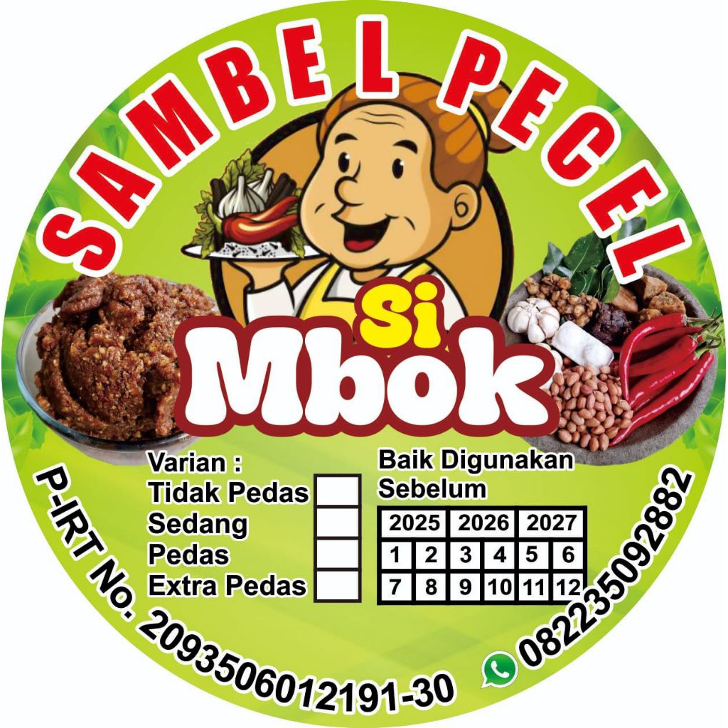 Sambel pecel/ Sambel kacang 1 kg