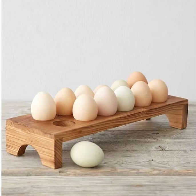 rak telur minimalis/rak telur kayu mahoni