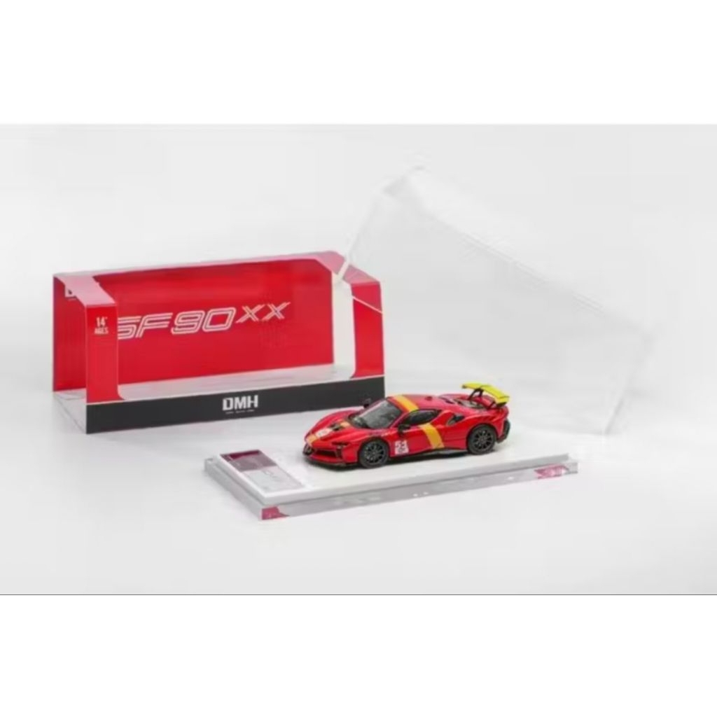 DMH ferrari sf90xx red yellow stripe