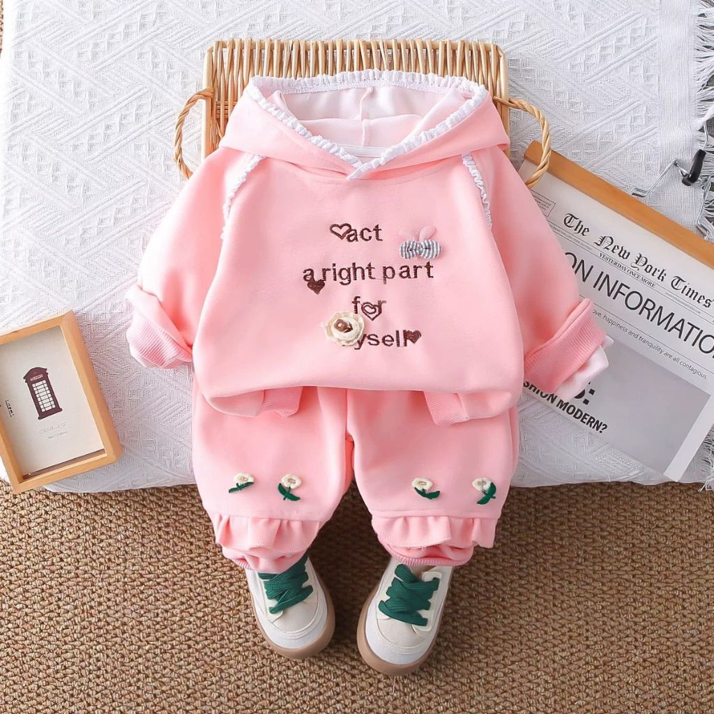 Setelan Import Premium Anak Perempuan Usia 1-4 Tahun | Pakaian Terbaru Anak Cewek Model Baju Sweater
