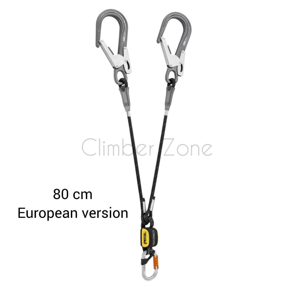 Petzl ABSORBICA-Y Lanyard 80 cm with MGO