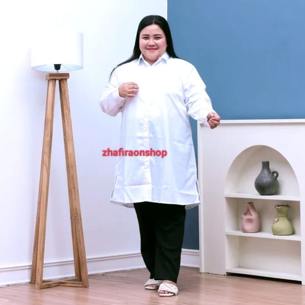 TUNIK PUTIH JUUMBO TUNIK SANTRI KERJA TOYOBO PREMIUM